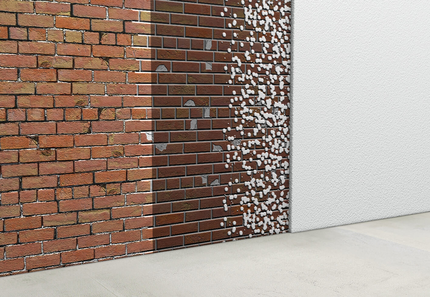 Restauratiemortel tegen zouten en vocht