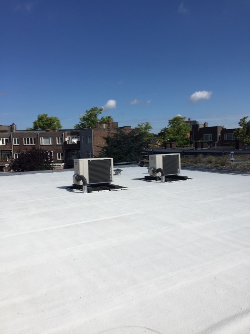Witte dakcoating