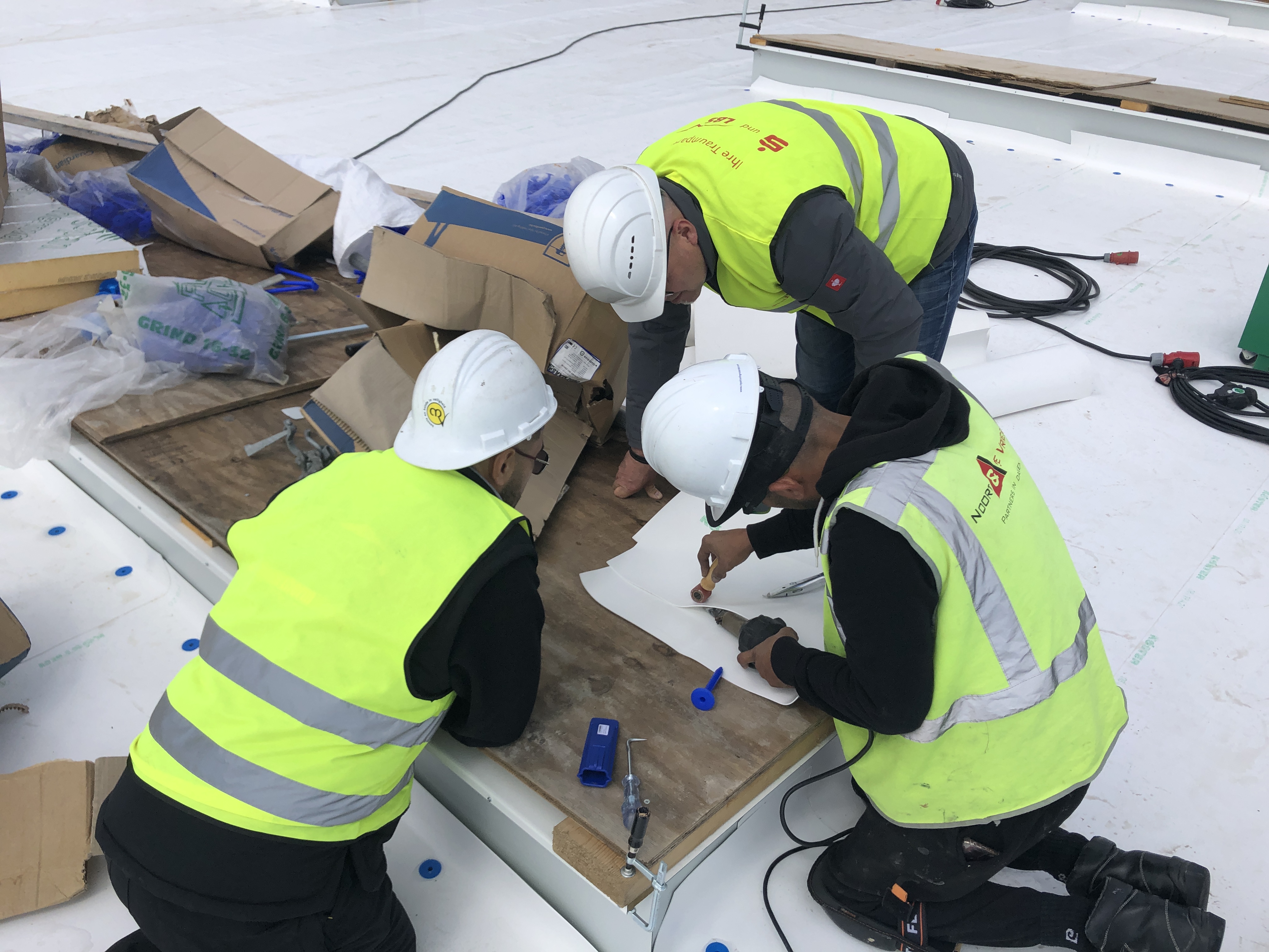 Witte Dakbedekking 45