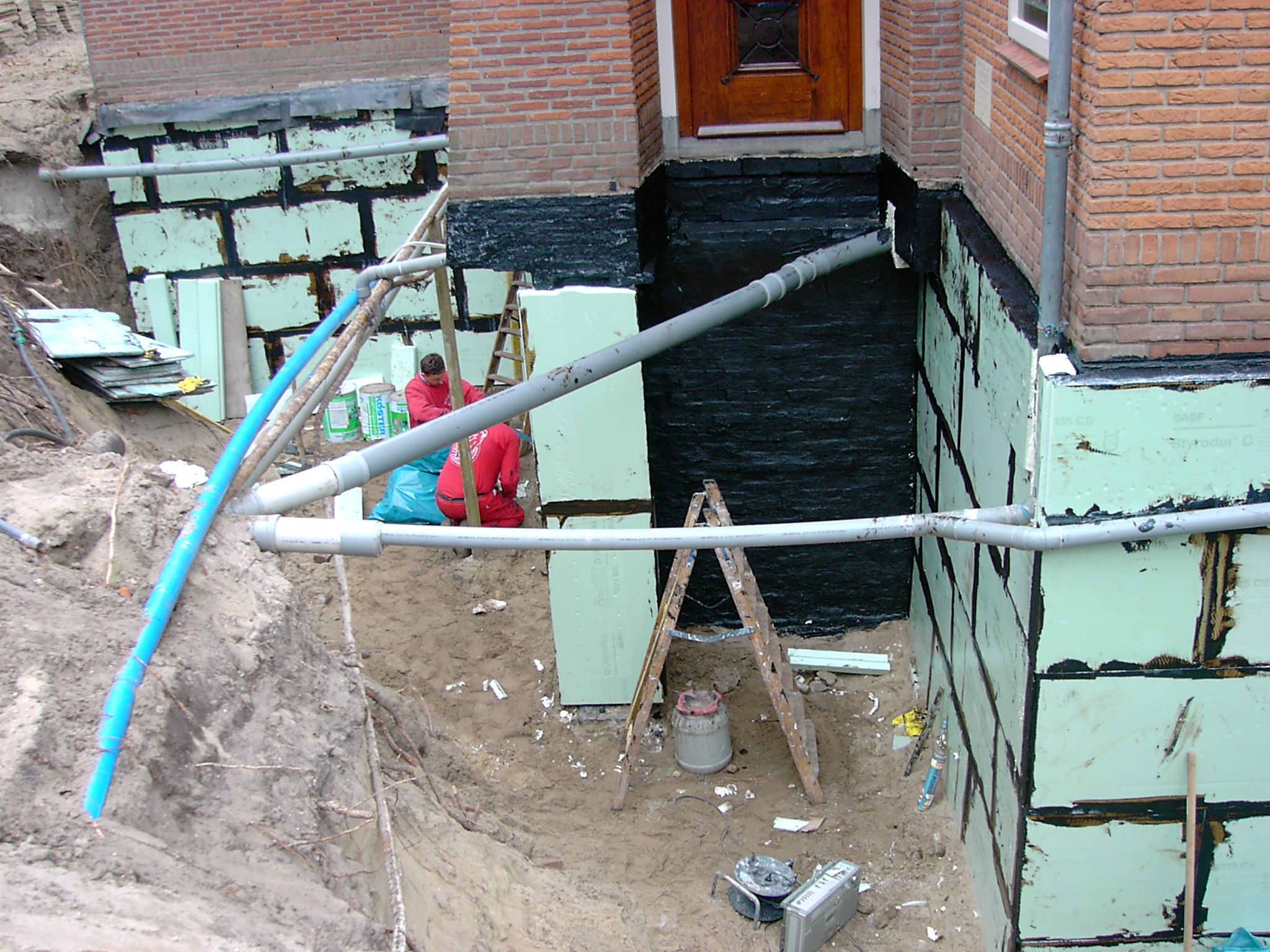 Kelderwand Isolatie Aanbrengen 9