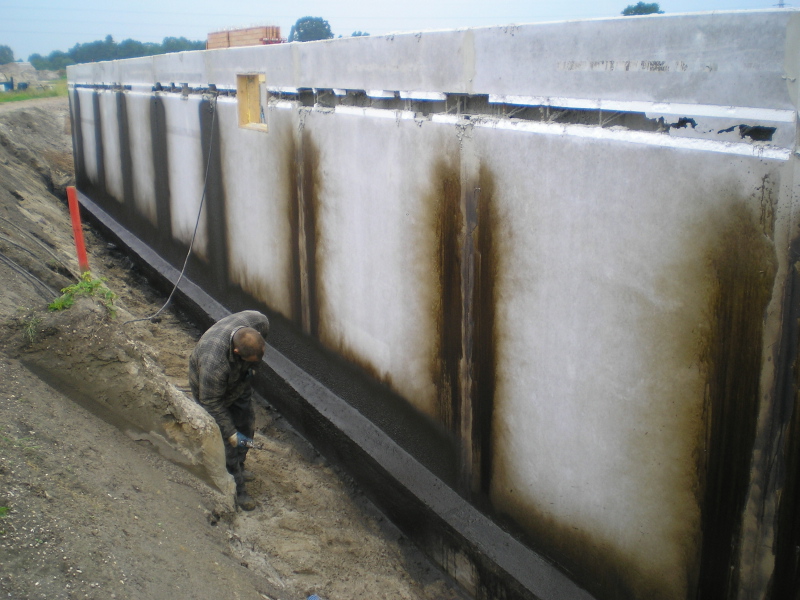 Prefab Kelder Bitumenafdichting