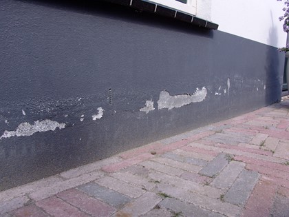 Optrekkend vocht gevel 1