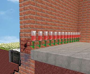 Optrekkend vocht vochtige muren